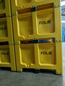 Gelbe Euro-Kunststoffpalettenbox-CTHE